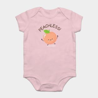 Peachless Funny Peach Baby Bodysuit